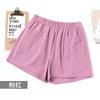 Spring and Summer New Cotton and Linen Shorts Women's Outer Wear Thin A- Shown Wide Leg High Waist Slimming Plus Size Loose Casual Shorts for Women