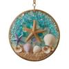 Starfish & Shell Hanging Ornament Acrylic Coastal-Themed Decor for Christmas Tree Home Party Beach Style Gift Idea