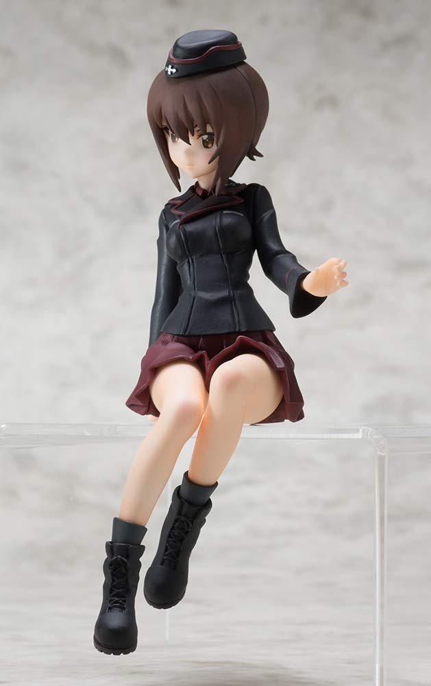 Фигурка SiP Doll Girls Panzer Maho Nishizumi Высота 15 см ПВХ окрашена и приблизительно. (сидя 9,5 см) Немасштабируемый