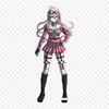 Miu Iruma Danganronpa V3 Killing Harmony Video Games Print Sticker On Clothes DIY Thermal Stickers For T-Shirts Patch Iron On Transfer Patch