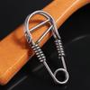 Stainless Steel Stainless Steel Wire Snap Clip Hook Carabiner Key Ring  Belt Clip