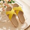 Retro Fashion Women's Flat Linen Slippers