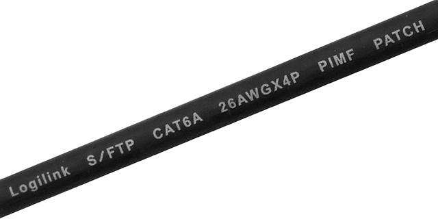 LogiLink CQ3063S Cat.6A /FTP patch cord 3m black
