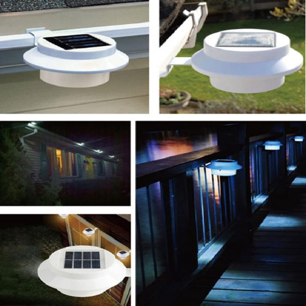 Solar Powered Light Outdoor Waterproof Eaves Light Wall Light Fence Light Solar Rail Guard Light