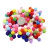 100 Pcs Chrismas Colors Pompom Fur Balls Candy Colors DIY Plush Ball  Christmas Decor