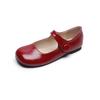 Fashion 2024 New Woman Mary Jane Shoes Round Toe Flat Shoes Fashion Brand Design Casual Outerwear Office and Banquet Large Size 41-43
