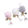 Hang Rope Bag Decoration Smart Phone Strap Fur Ball Lanyards Phone Pendant Fluffy Phone Strap