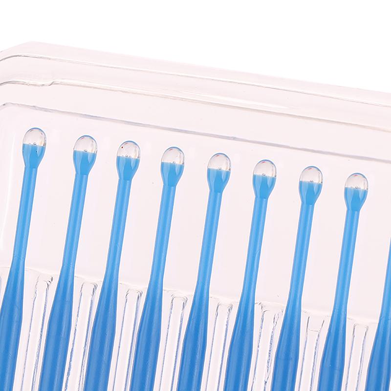 10 шт./кор. стоматологический одноразовый микроаппликатор, кисточка, палочка, аппликатор с клеевым наконечником для зубной коронки, фарфорового винира, стоматология