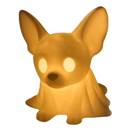 Dog Ghost Lamp Halloween Dachshund Ghost Night Light Desktop LED Puppy Decoration Mantel Bedside Ghost Light Gift for Dog Lovers