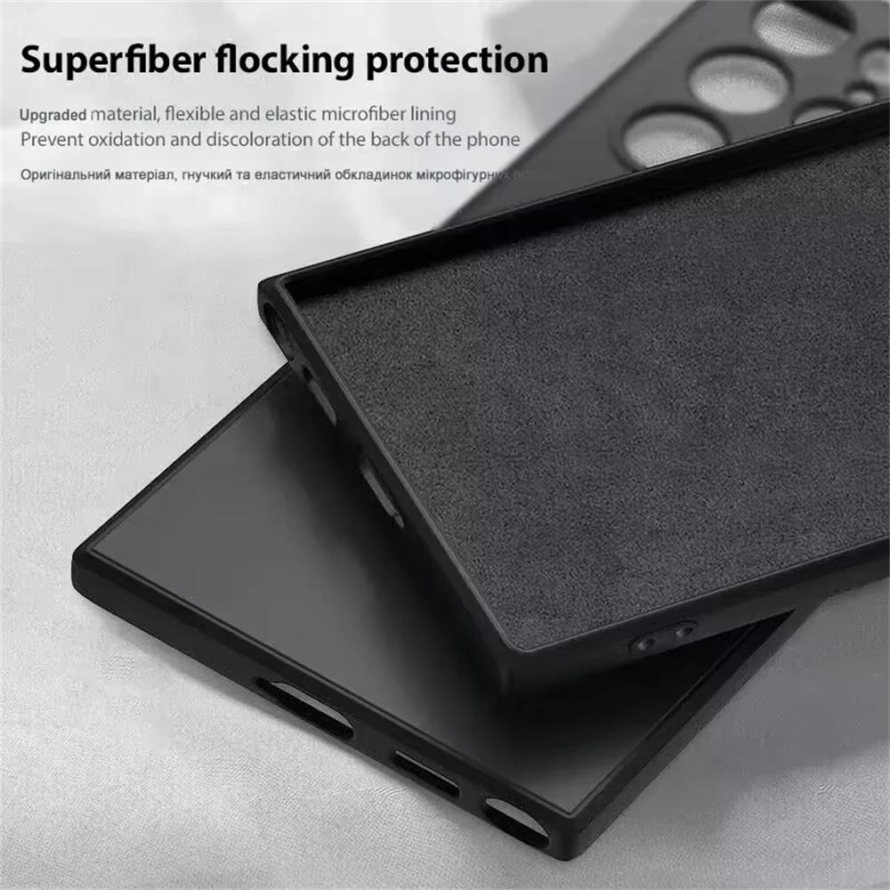 Liquid Silicone Matte Magnetic Phone Case For Samsung Galaxy S25 S24 Ultra S23 S22 Plus S21 FE For Magsafe Wireless Charge Cover