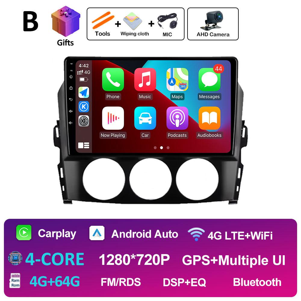 Интеллектуальная система GPS-навигации для Mazda MX-5 MX5 MX 5 NC 2005 2006 2007 2008 - 2015 Android Auto Беспроводной Carplay WIFI BT 4G