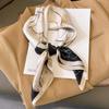 2023 New Korean Printed Silk Scarf, Dual Purpose Elegant Women's Scarf