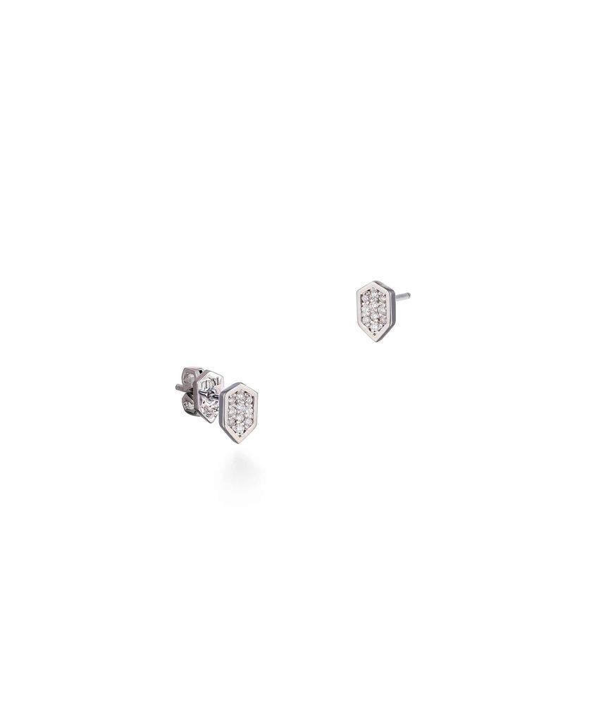 Trencadism Patrick Earrings 18K Gold Diamond Earrings Patrick_Earring_Pte6P