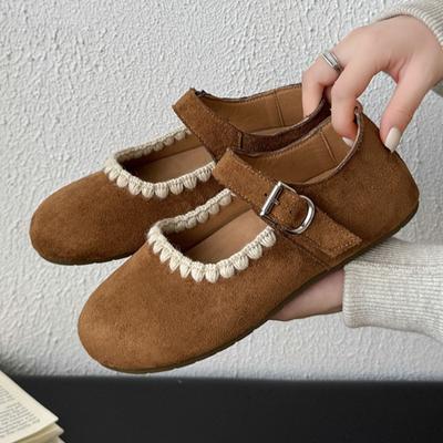 Модные балетки Женские туфли лоферы с мелким вырезом Модные замшевые Осенние Повседневные Кроссовки 2025 Дизайнерская Элегантная Обувь Новые Тренды Женские Кроссовки