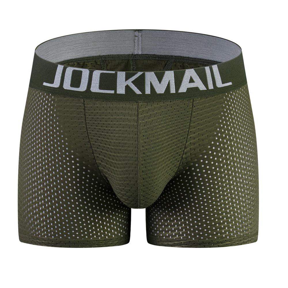 JOCKMAIL Мужские боксеры-брифы пуш-ап с сетчатой подкладкой для улучшенной посадки