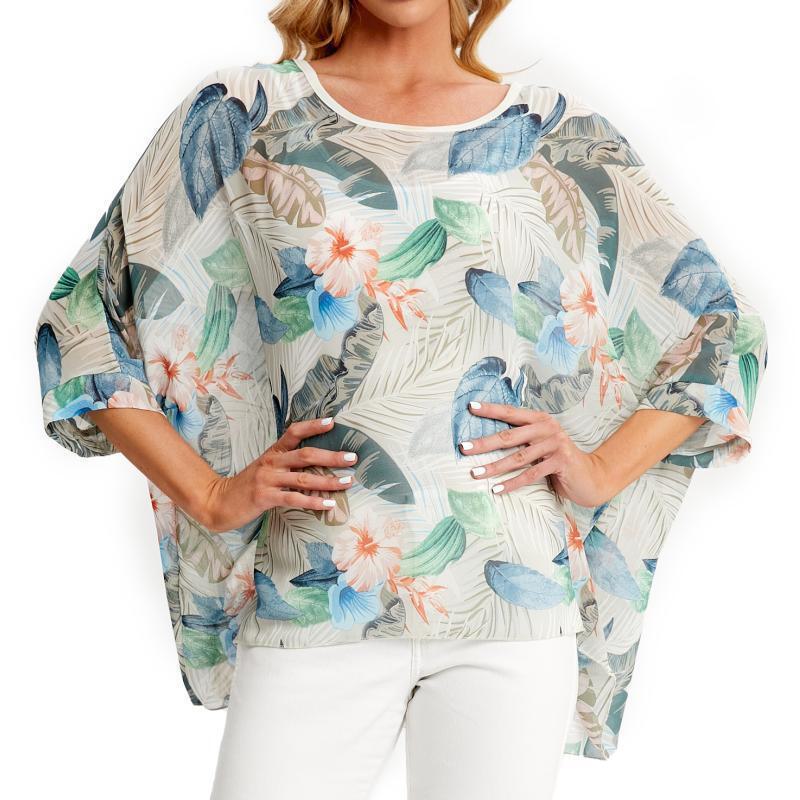 Женская рубашка с защитой от солнца из шифона 4 серии Bohemian