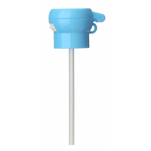 Komori Resin Plastic Bottle with Straw Cap Attachment, Blue, 4.1mm Diameter X 13cm Approx., 25cm X 41cm High
