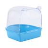 Easy To Clean Transparent Bird Bath Cage Convenient Bath Bathroom for Small Birds