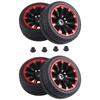 A71Z 4 шт. 12-мм шестигранные диски и резиновые шины OD 2,59 дюйма для радиоуправляемого touring-автомобиля 1/10