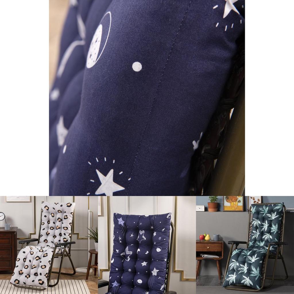 Beautifully Designed Leaves Starry High Back Chair Cushion For Luxurious Outdoor Seating