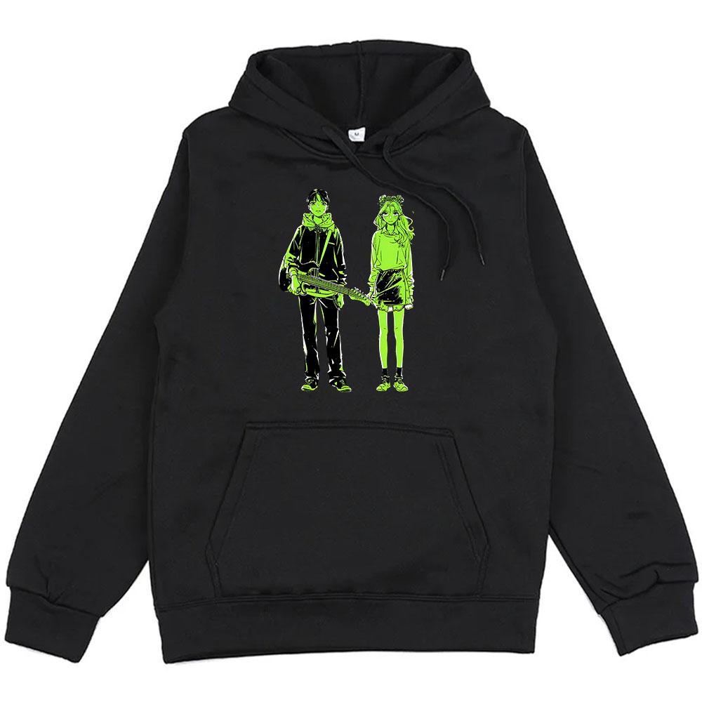 Забавные мультяшные толстовки с графикой Парень, которым она интересовалась Парень вообще Толстовки Она Парень Принт манга Одежда