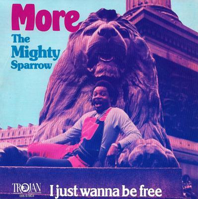 7-дюймовая пластинка MIGHTY SPARROW - More 5C00661803 Trojan Records 1978 Нидерланды Soul/Funk Б/у