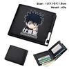 Jujutsu Kaisen Anime Wallet PU Leather Short Coin Purse Card Holder for Students