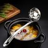 Stainless Steel Soup Fat Oil Separator Ladles Skimmer Spoon Soup Colander