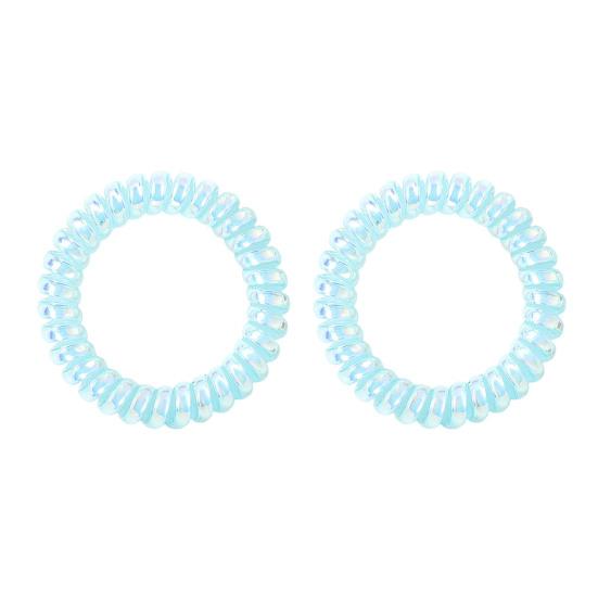 2 шт., женская пластиковая веревка для волос, телефонная проволока, резинка для волос, высокоэластичная резинка для волос, повязка на голову, инструменты для укладки волос