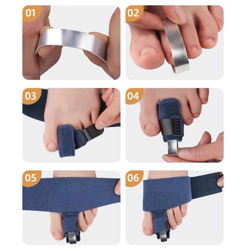 1Pcs Toe Corrector Hallux Bunion Pain Ease Valgus Straighteners Splint