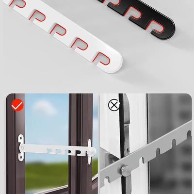 Стальные регуляторы открывания окон с предохранительными замками и ключами, регулируемые оконные стопоры, сверхпрочный ограничитель для окон для дома