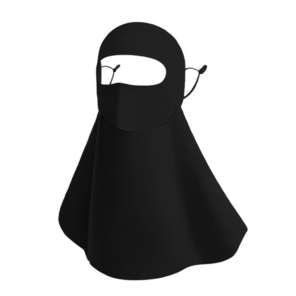 Ice Silk Mask Summer Breathable Mask Face Neck Shoulder UV Protection Sun Protective Scarf Anti-UV UPF50+ Sunscreen Shawl