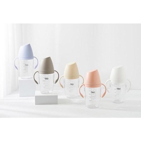 Чашка TGM Tritan для рисовой соломки 240мл, теплый серый, 2 шт.