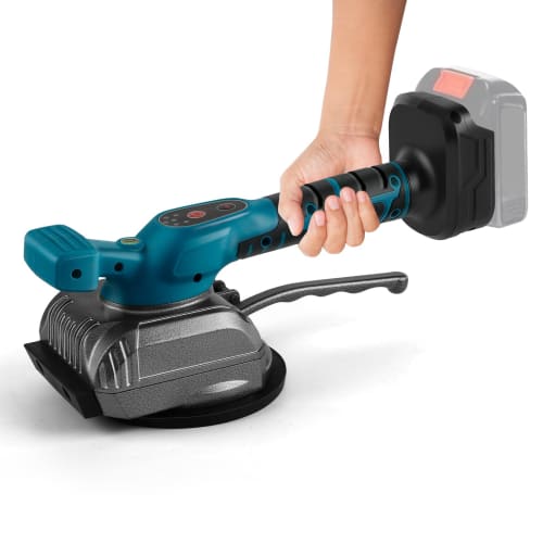 Cordless Electric Tile Patcher, Electric Tile Vibration Tool, Compatible with Makita, 30-120cm Range, 5 Adjustable Levels, Maximum Suction Capacity of