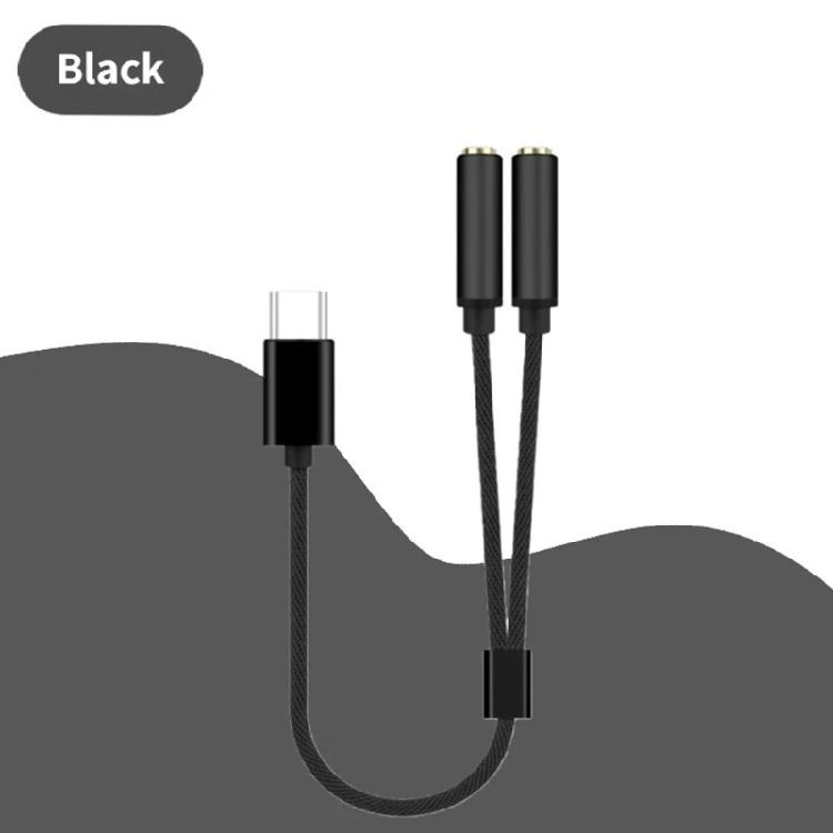 USB Type C на 3,5 мм двойной female адаптер для наушников USB C на звуковой донгл кабель-шнур преобразователи передачи сигнала для Mobi