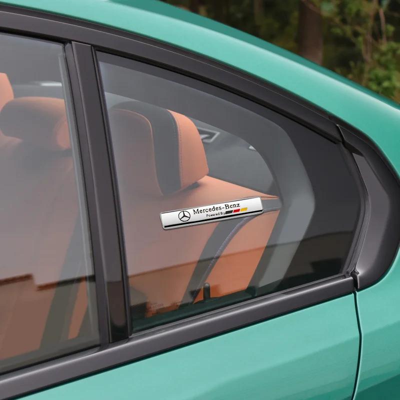 CQV1 1PC Car Body Trunk Metal Sticker Car Badge Decoration Accessories For Mercedes Benz AMG W204 W205 W203 W211 W212 W213 W201 W210