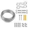String Light Hanging Kit Stainless Steel Steel Wire Rope Heavy Duty String Lights Suspension Tool