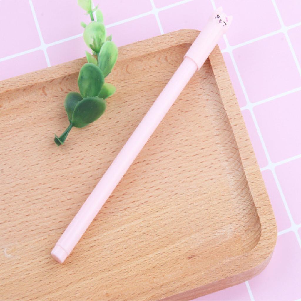 Милые ручки для кошек, гелевые ручки для девочек, черные шариковые ручки для школьных принадлежностей, подарок студентам, 3 мл