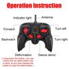 2-in-1 Remote Control Transforming Robot Car, Mini RC Racing Car Toy, Automatic Transformation, STEM Educational Gift for Kids