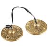 Латунные тибетские тинша Handcrafted Brass Chime Bells 2024 Tingsha Cymbal Bell Буддийские