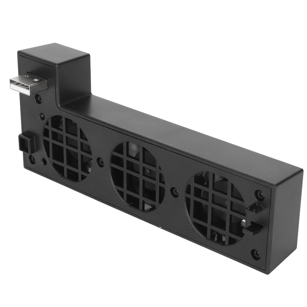 USB Cooling Fan for Xbox One X Low Noise Efficient Heat Dissipation Game Console Cooler Fan with 3
