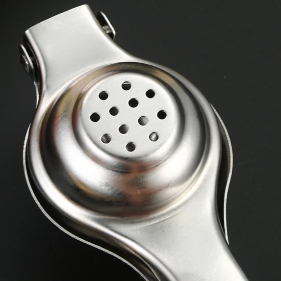 Пресс для лимона из нержавеющей стали Сверхпрочный ручной пресс для цитрусовых для лайма, апельсина, коктейлей с текилой, соковыжималка-процессор для лимона и лайма с эргономичной ручкой