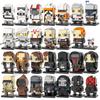 MOOXI MOC Космическая Война Brickheadz Межзвездный Sci-Fi Робот Совместимые Фигурки Строительные Блоки Игрушки Для Взрослых Для Детей Подарок Кубики