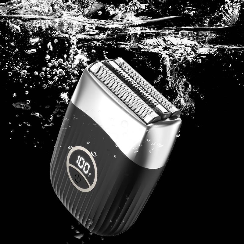 Мужская аккумуляторная моющаяся электробритва с тремя лезвиями