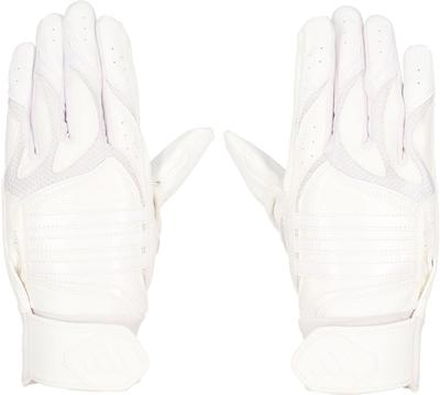 Перчатки для отбивания adidas BASIC Белые M LBG405 Бейсбол/Софтбол