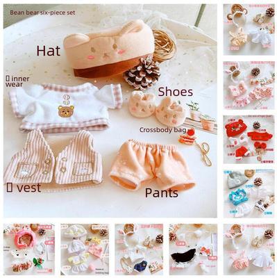 Готовый набор для куклы из хлопка высотой 20 см с одеждой, нарядами для знаменитых кукол и коллекцией шляп