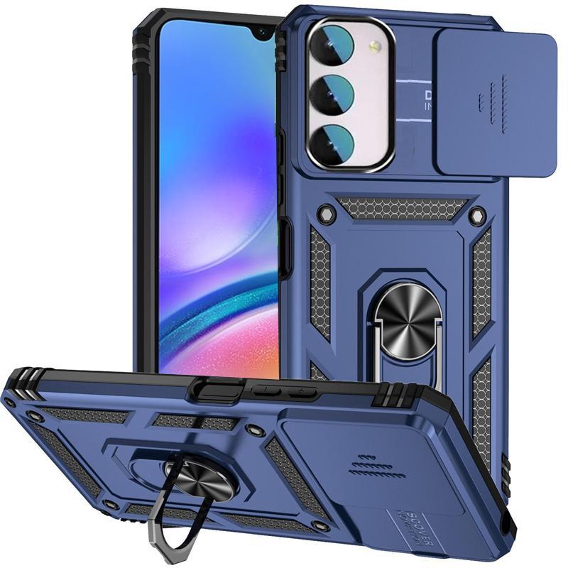 Противоударный защитный чехол для слайд-камеры для Samsung Galaxy A54 A05S A04S A14 A53 S22 S23 S24 Xiaomi Redmi Note 12 11 iPhone 15 14 13 12 Pro Max Ring Cover