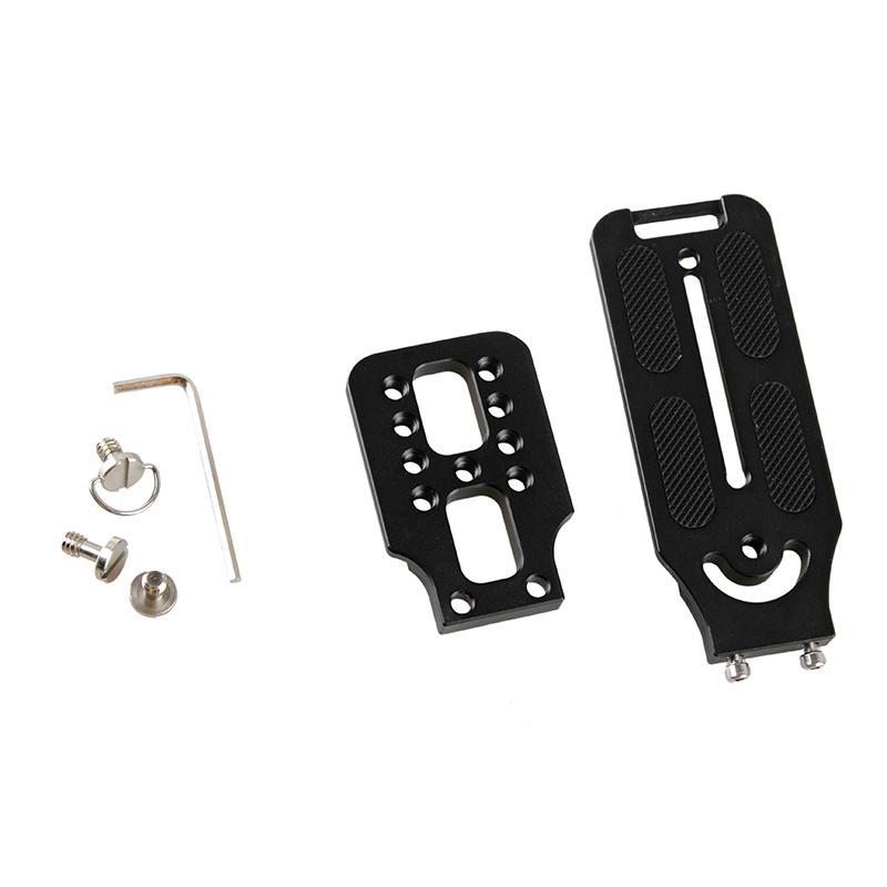 Горизонтальный вертикальный быстросъемный кронштейн L для цифровой зеркальной камеры Sony Canon Nikon DJI Ronin Crane Gimbal Stabilizer Tripod Monopod