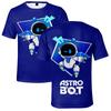 Футболка Astro Bot Крутая Женская Мужская Футболка С Круглым Вырезом Повседневная Унисекс Уличная Модная Футболка