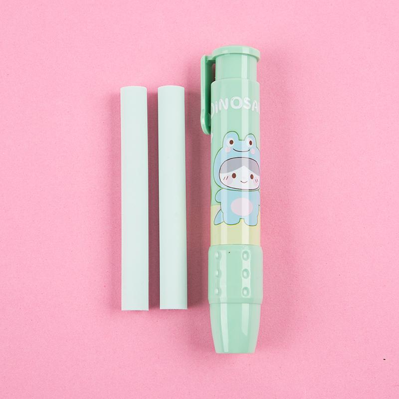 Ластики Выдвижной пресс Карандаш Резиновые корректирующие принадлежности Школьные канцелярские принадлежности